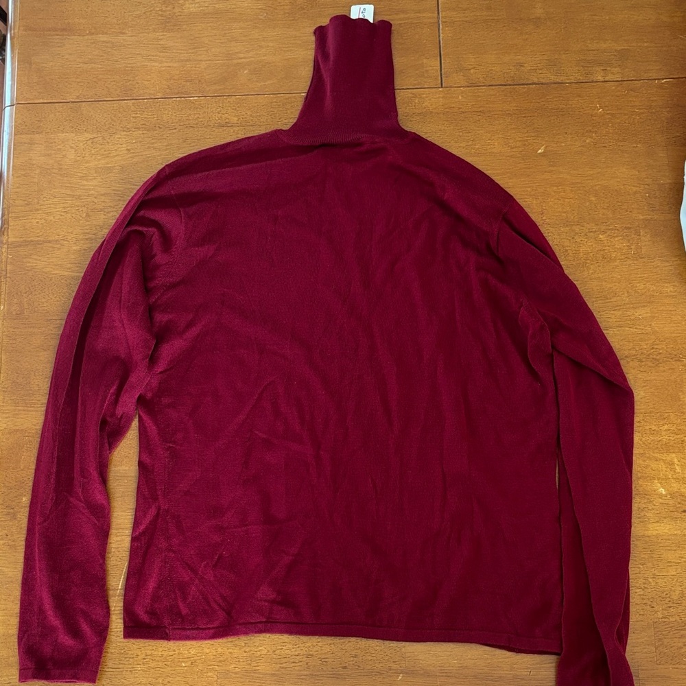 Talbots Rich Red Knit Sweater